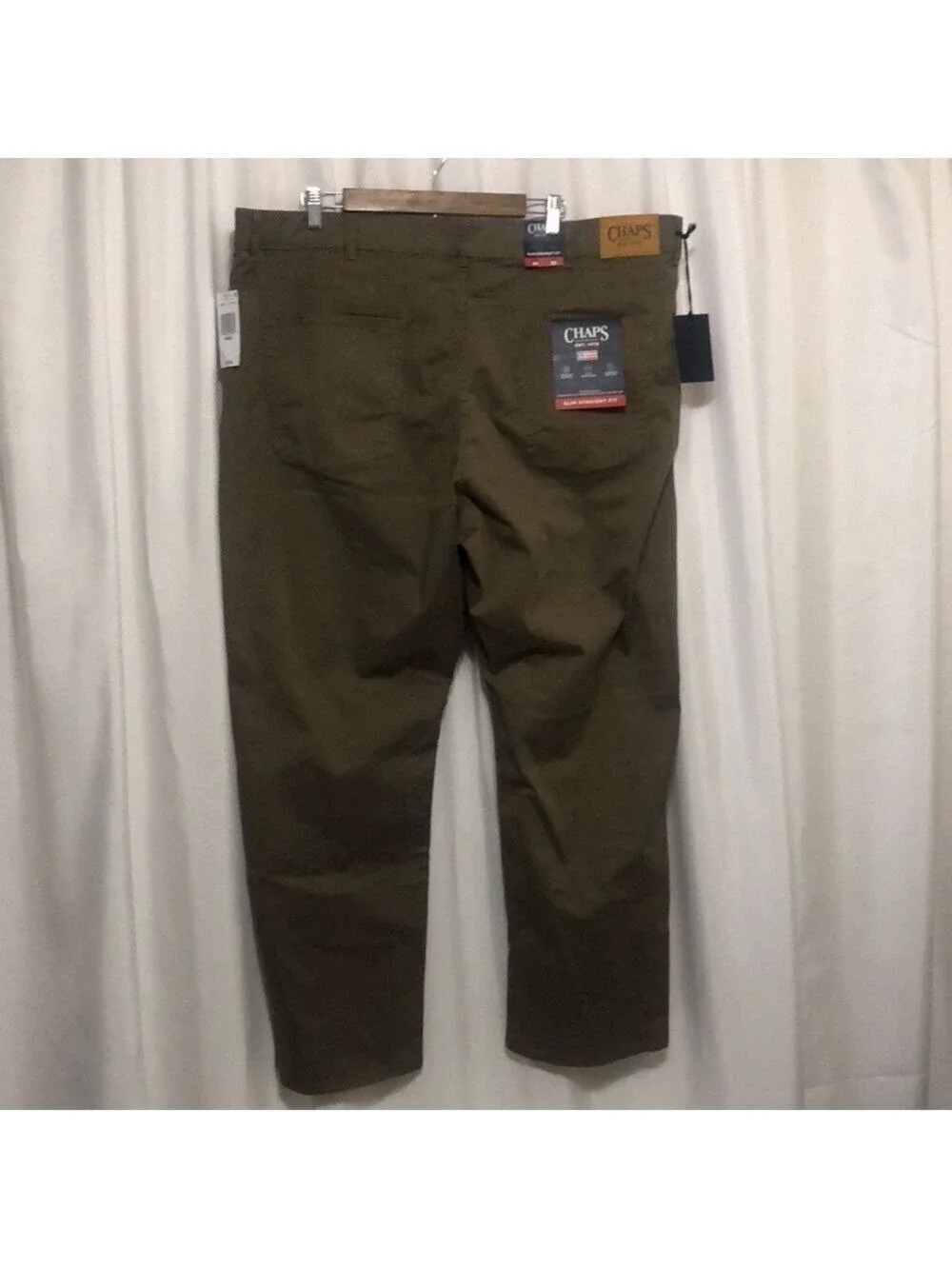 Chaps Slim Straight Chino Pants Sz 44 X 32